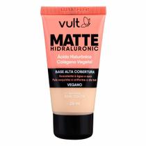 Base Líquida Alta Cobertura Vult - Matte Hidraluronic