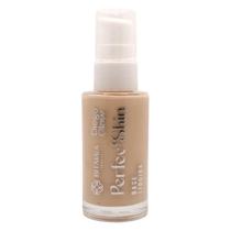 Base Liquida Bitarra Perfect Skin Natural 30ml Alta Cobertura, Acabamento Matte, Vegana e Resistente a agua