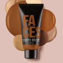 Base Líquida Checkmatte Faces 20 ml - Maquiagem