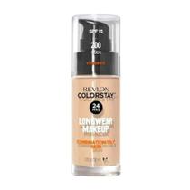 Base Líquida Colorstay 24 Horas Pele Mista à Oleosa FPS15 Nude 200 Revlon 30ml Base Líquida Colorstay 24 Horas Pele Mista à Oleosa FPS15 Nude 200 Revlon 30ml