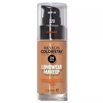 Base Líquida Colorstay 24 Horas Pele Mista à Oleosa FPS15 True Beige 320 Revlon 30ml Base Líquida Colorstay 24 Horas Pele Mista à Oleosa FPS15 True Beige 320 Revlon 30ml