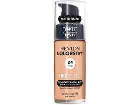 Base Líquida Colorstay Pump Pele Oleosa Sand Beige nº 180 FPS 15 30 ml