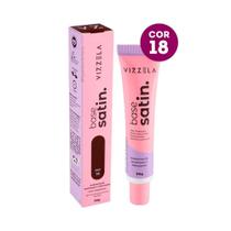 Base Líquida Facial Hidratante Satin Vizzela