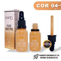 Base Líquida Fluída Fluid Skin Pro da Fand Makeup Matte Cor 04