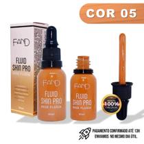 Base Líquida Fluída Fluid Skin Pro da Fand Makeup Matte Cor 05