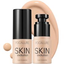 Base líquida FOCALLURE Skin Evolution + Corretivo 2 unidades