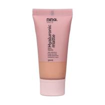 Base Líquida Hyaluronic Matte Cor 2.5 Nina Make Up - 30Ml
