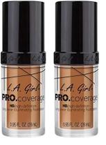 Base líquida L.A. Girl Pro Coverage Warm Caramel 28 ml x 2