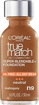 Base Líquida L'Oréal Paris True Match Mahogany N9 30 ml