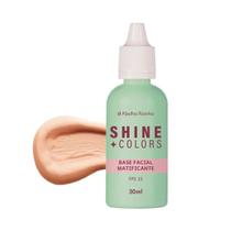 Base Líquida Matificante FPS 15 Amendoas Shine Colors Abelha Rainha 30ml Base Líquida Matificante FPS 15 Amendoas Shine Colors Abelha Rainha 30ml