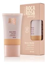 Base líquida matte boca rosa beauty by payot 30ml alta cobertura tom 2 ao 7 -