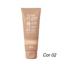 Base líquida Matte Dia a Dia Cor 02 Cobertura Natural 30ml Mahav