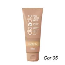 Base líquida Matte Dia a Dia Cor 05 Cobertura Natural 30ml Mahav