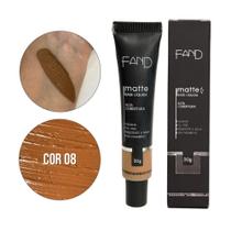 Base Liquida Matte HD Fand Makeup Cor 08 - 30g
