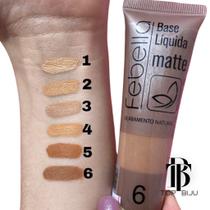 Base liquida matte natural smooth feeling - febella