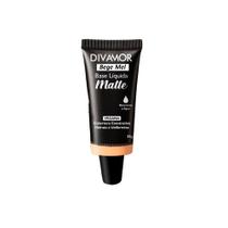 Base Líquida Matte Resistente a água Divamor Vegana Cobertura Construtiva Escolha sua cor:6-Bege Mel Base Líquida Matte Resistente a água Divamor Vegana Cobertura Construtiva Escolha sua cor:6-Bege Mel