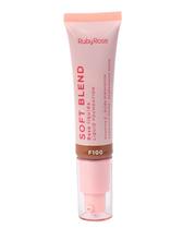 Base Líquida Matte Soft Blend Ruby Rose Linha Rosa Alta Cobertura e Acabamento Natural