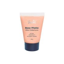 Base Líquida Matte Tracta Alta Cobertura 40g Secagem Rápida Oil Free