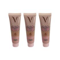 Base Liquida Matte Vegana Vivai - Kit Com 3Un