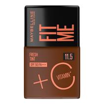 Base Líquida Maybelline Fit Me Fresh Tint FPS50 Cor 11,5 Vitamina C 30ml