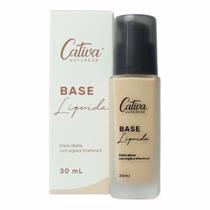 Base Líquida Natural Efeito Matte - Cor 3 - 30ml - Cativa Natureza