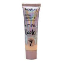 Base Líquida Natural Look Bege 7 - Ruby Rose