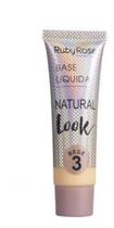 Base liquida natural look ruby rose bege 2