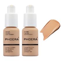Base líquida PHOERA 104 Buff Beige Full Coverage 30mL x2