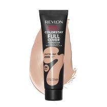 Base Líquida Revlon ColorStay Full Cover - Matte, Longa Duração, 1.0 oz (Nude 200)