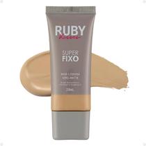 Base Líquida Ruby Kisses Super Fixo Semi-Matte cor 118 28ml