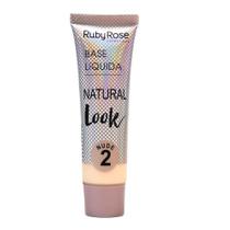 Base Líquida Ruby Rose Natural Look Nude 2 29ml