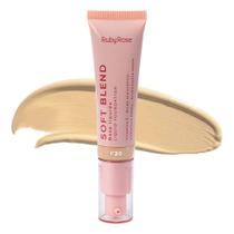 Base Líquida Soft Blend Ruby Rose Cobertura Média Acabamento Matte 30g