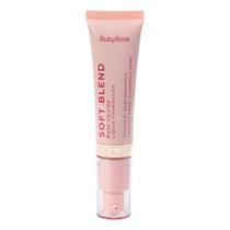 Base Líquida Soft Blend Ruby Rose Matte Média Cobertura Cor:F10
