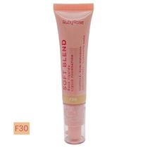 Base Líquida Soft Blend Ruby Rose Matte Média Cobertura Efeito Aveludado