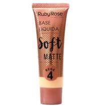 Base liquida soft matte ruby rose bege 4