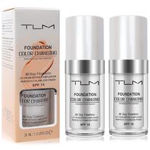 Base Líquida TLM com Mudança de Cor FPS 15 - Kit com 2 Base Líquida TLM com Mudança de Cor FPS 15 - Kit com 2