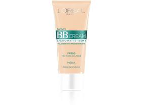 Base Loreal Paris BB Cream 5 em 1 Líquida - Média FPS 50 30g Base Loreal Paris BB Cream 5 em 1 Líquida - Média FPS 50 30g