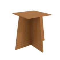 Base Lotus para Mesa de Jantar de Madeira Marrom/Canela
