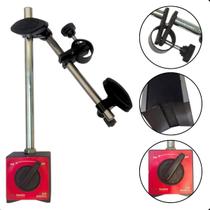 Base Magnetica Articulada Para Relogio Comparador Fixação Com Orelha Sem Orelha Apalpador Ajuste Fino Base Magnetica Articulada Para Relogio Comparador Fixação Com Orelha Sem Orelha Apalpador Ajuste Fino