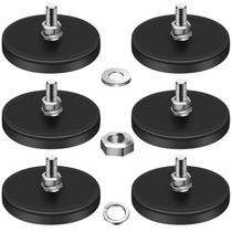 Base magnética DIYMAG revestida de borracha 30 libras de neodímio 4,3 cm 6 unidades