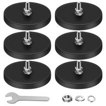 Base magnética DIYMAG revestida de borracha 4,3 cm com 13,6 kg de força 6 unidades