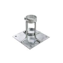 Base Mastro 1.1/2" Aço Eletrocalandrado Paraklin Base Mastro 1.1/2" Aço Eletrocalandrado Paraklin