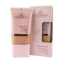 Base matte alta cobertura efeito matte phallebeauty