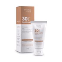 Base Matte FPS 30 Capuccino 30 g Dermocosmético Vegano - Extratos da terra