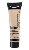 Base Matte Liquida Miss Rose - biege 1 - Matte Base Matte Liquida Miss Rose - biege 1 - Matte