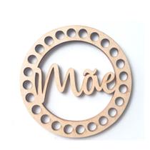 Base MDF MÃE Crochê/Fio de Malha - 10cm de Diâmetro Base MDF MÃE Crochê/Fio de Malha - 10cm de Diâmetro