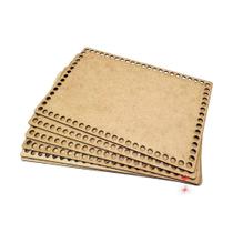 Base MDF Retangular para Bandejas e Cestos