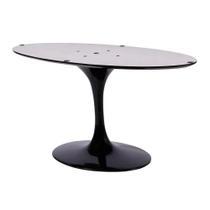 Base Mesa de Centro Saarinen 46cm Tulip Oval - Preta