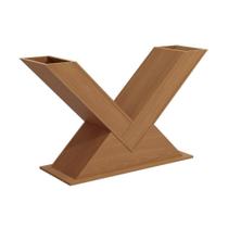 Base Mesa de Jantar Amora BA35 Madeirado s/ Tampo Canela - Kappesberg Base Mesa de Jantar Amora BA35 Madeirado s/ Tampo Canela - Kappesberg