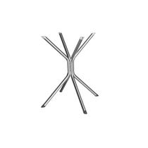 Base Mesa de Jantar Creta M088 Aço s/ Tampo Cromada - Kappesberg Base Mesa de Jantar Creta M088 Aço s/ Tampo Cromada - Kappesberg